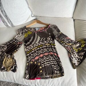 Missoni vintage top with butterfly sleeves. Xsmall XS